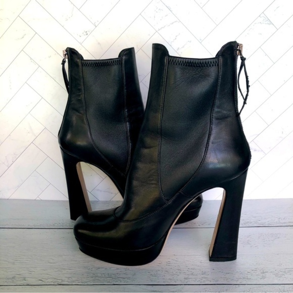 Miu Miu - Black platform boots - size 39 EUR